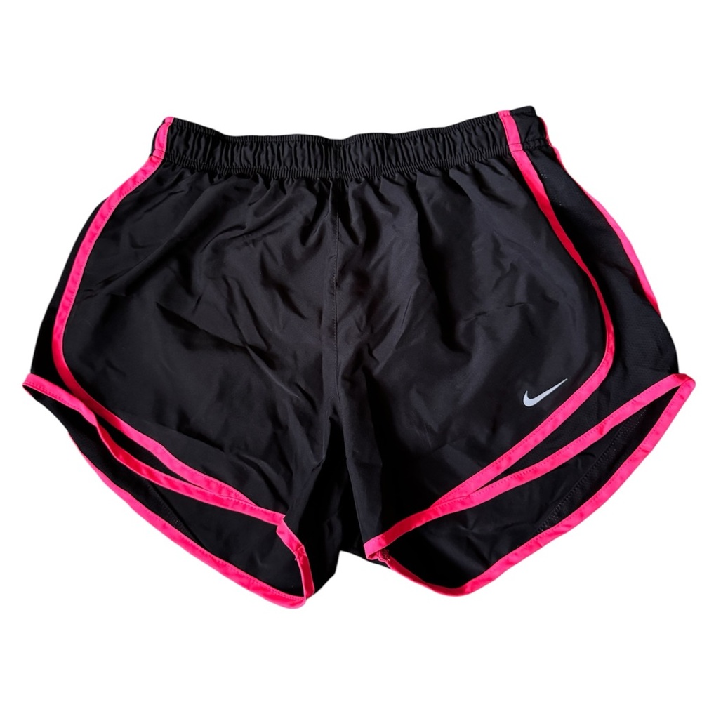 Nike Dri-FIT Tempo Shorts Athletic Shorts Black with Pink Trim Runnjng